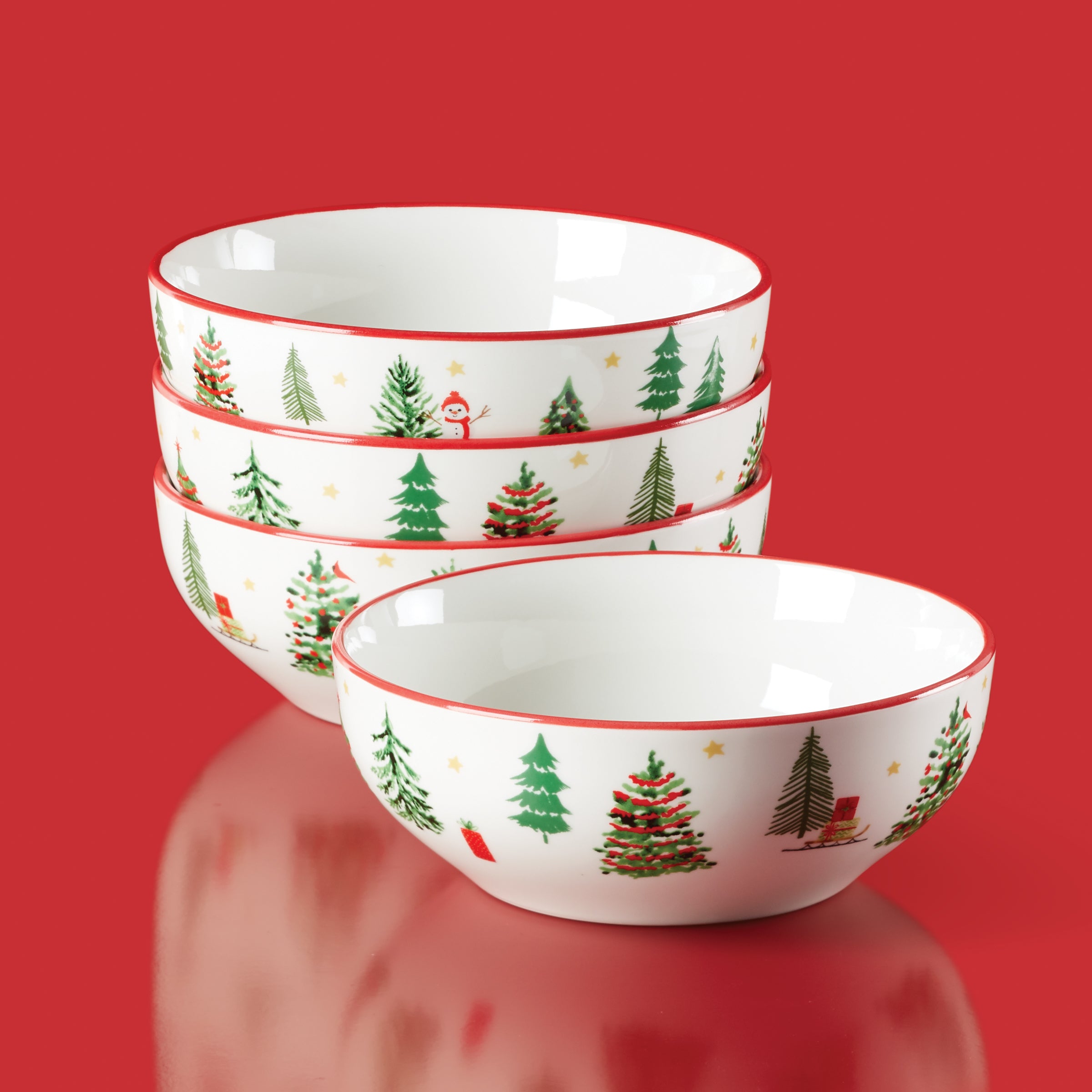 Merry & Bright All-Purpose Bowls. Set of 4 - Image 3