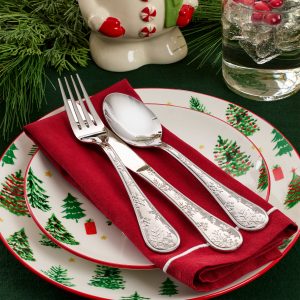 Alternative view of Snowflake Wishes 12-Piece Flatware Set