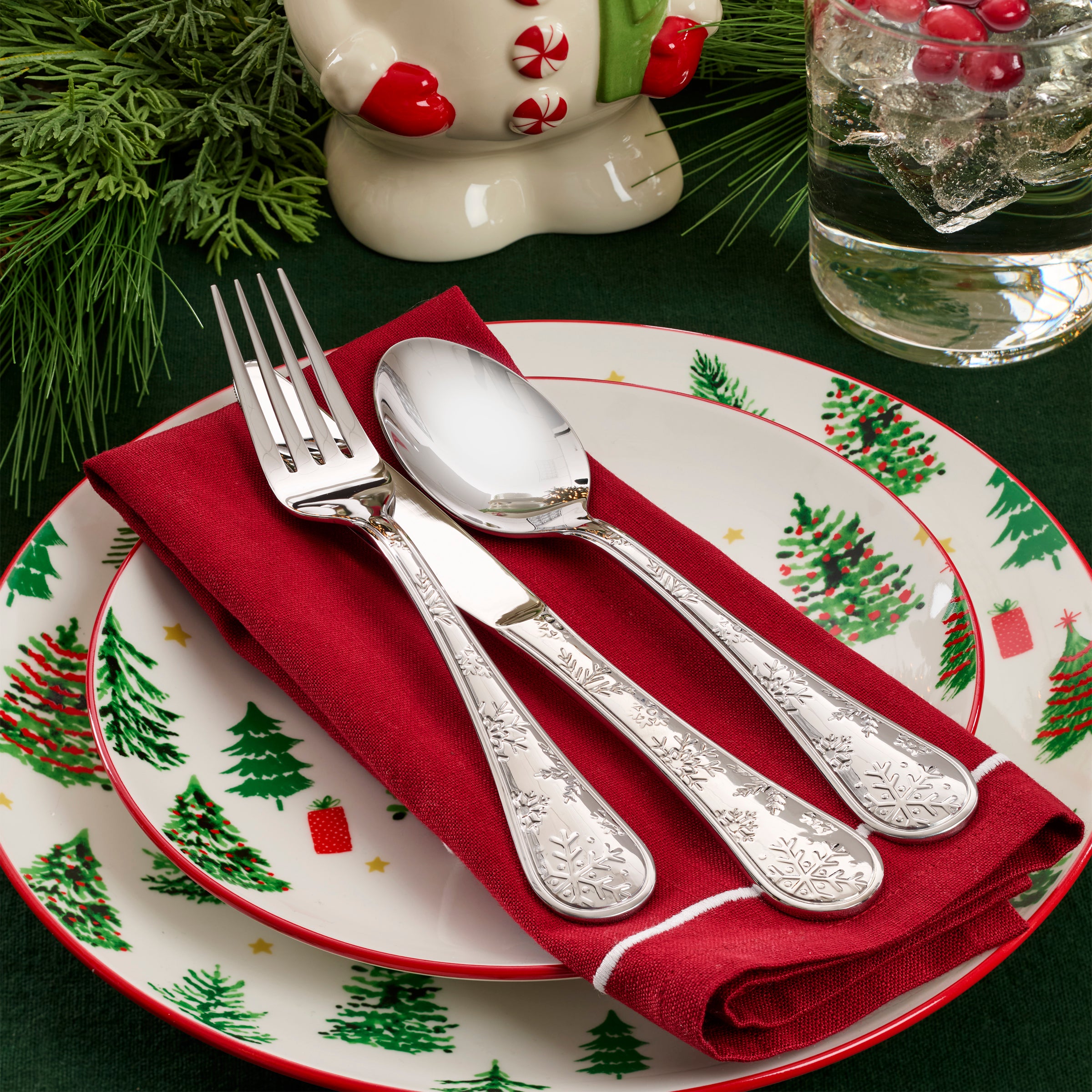 Snowflake Wishes 12-Piece Flatware Set - Image 2