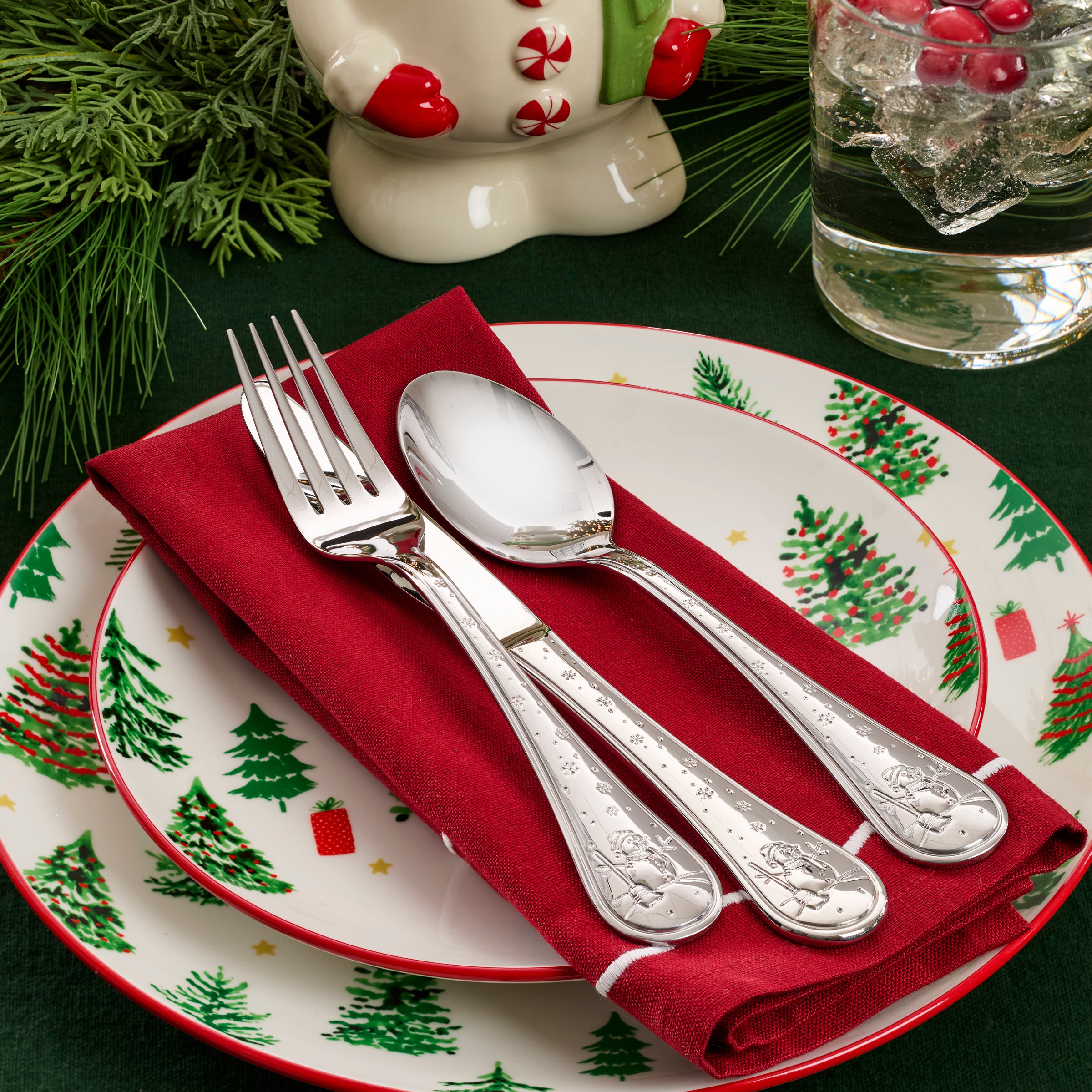 Snowman 12-Piece Flatware Set - Image 4