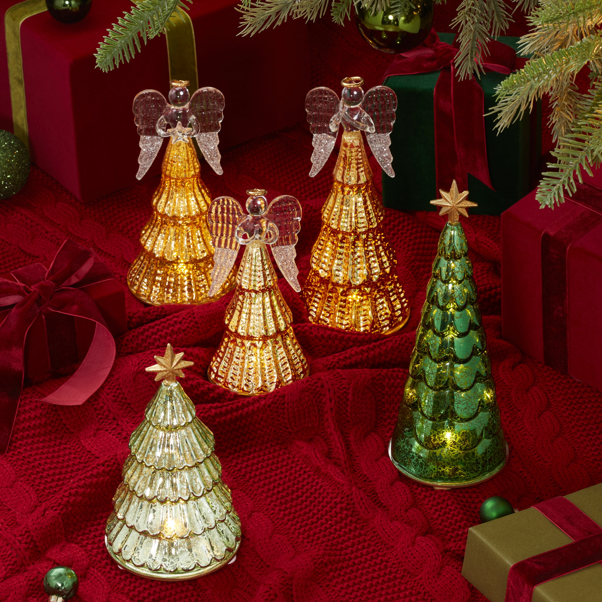 Radiant Light Mercury Tree Lit Figurine - Image 2