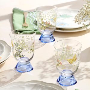 Alternative view of Butterfly Meadow Herbs Short Tumblers. Set of 4