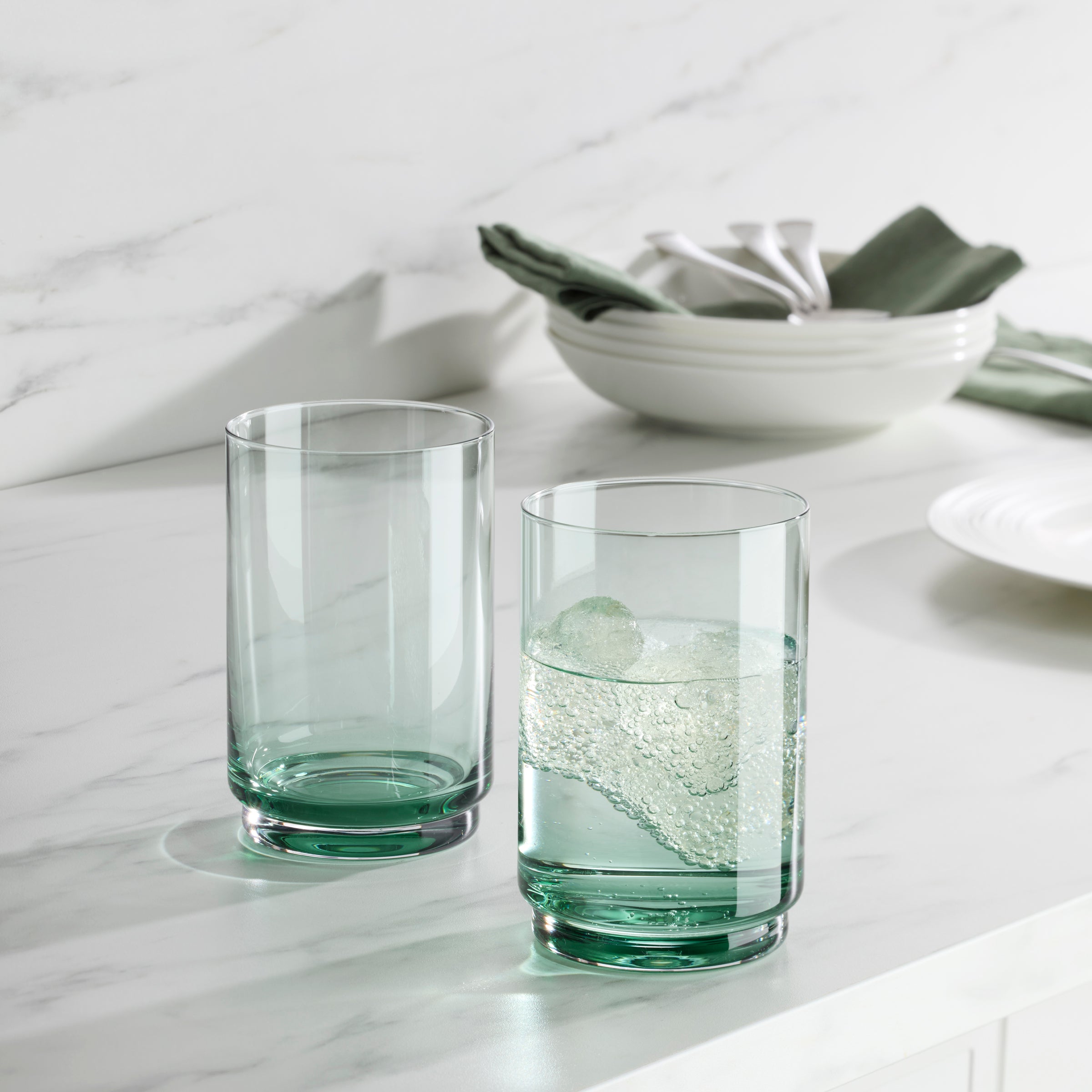 Tuscany Stackable Classics Green Coolers. Set of 4 - Image 3