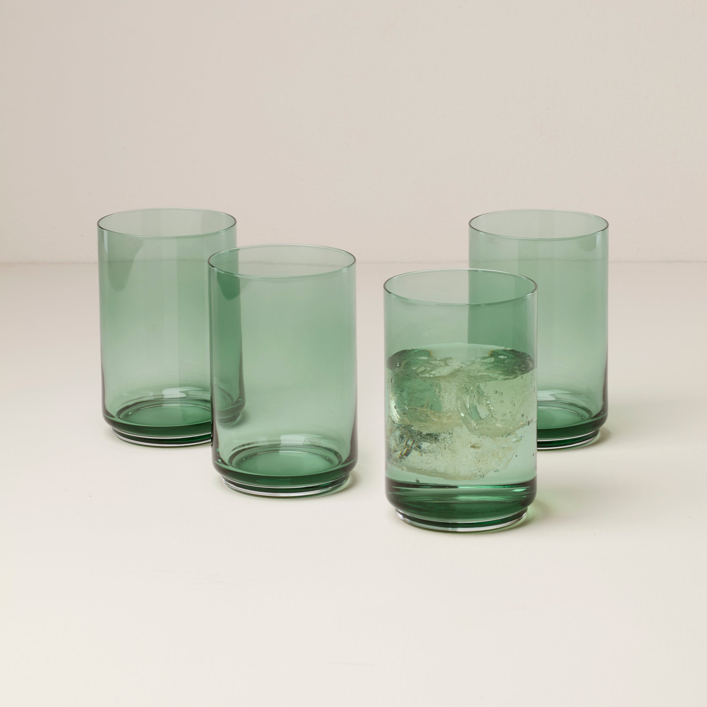 Tuscany Stackable Classics Green Coolers. Set of 4 - Image 2