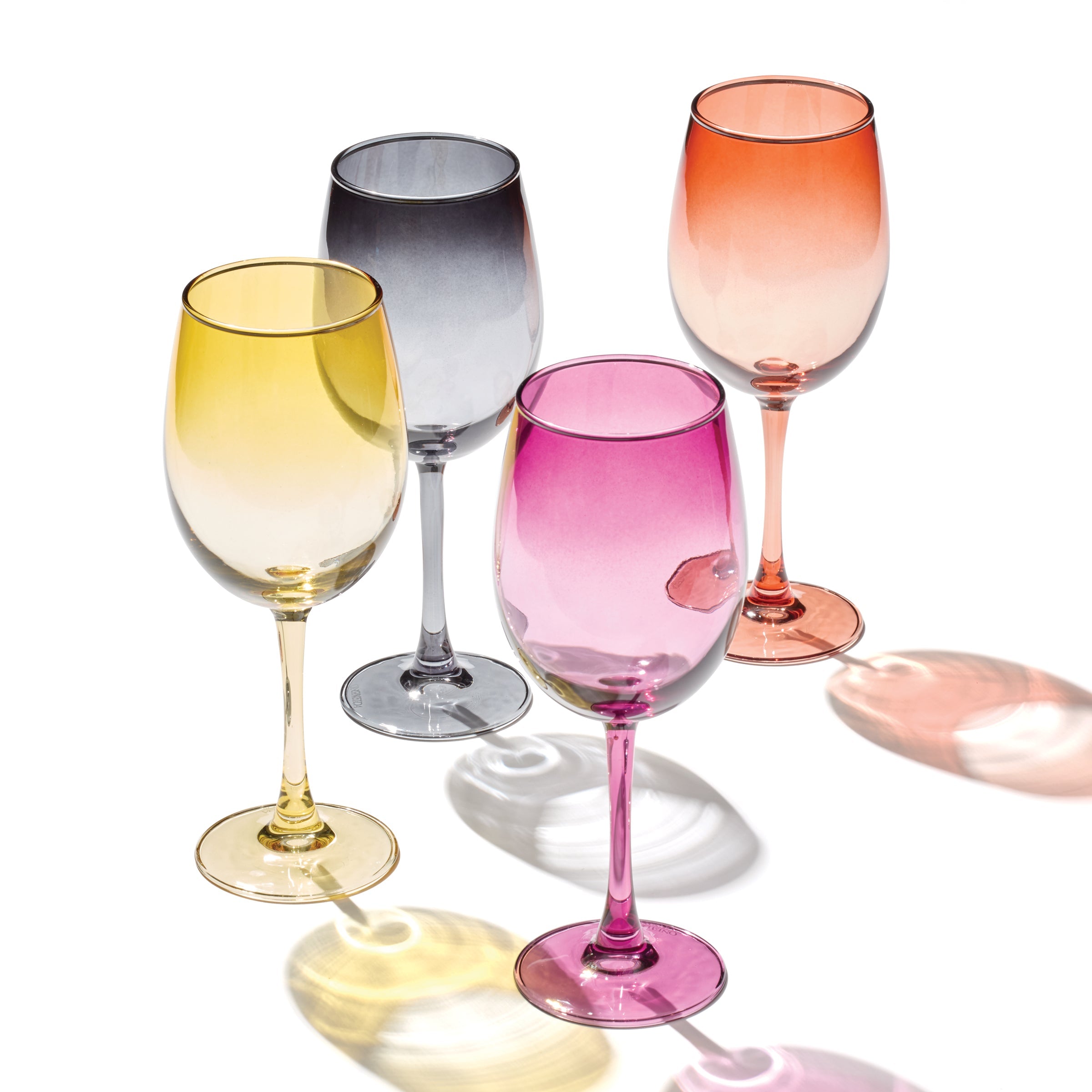 Golden Hour All-Purpose Wine Glasses. Set of 4 - Image 6