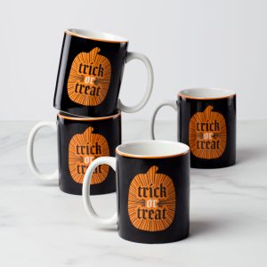 Alternative view of Vintro Halloween Mugs. Set of 4