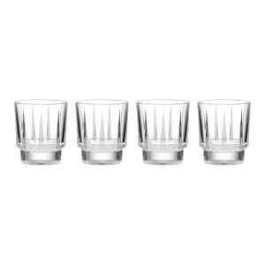 Estate Crystal Double Old-Fashioned Glasses. Set of 4