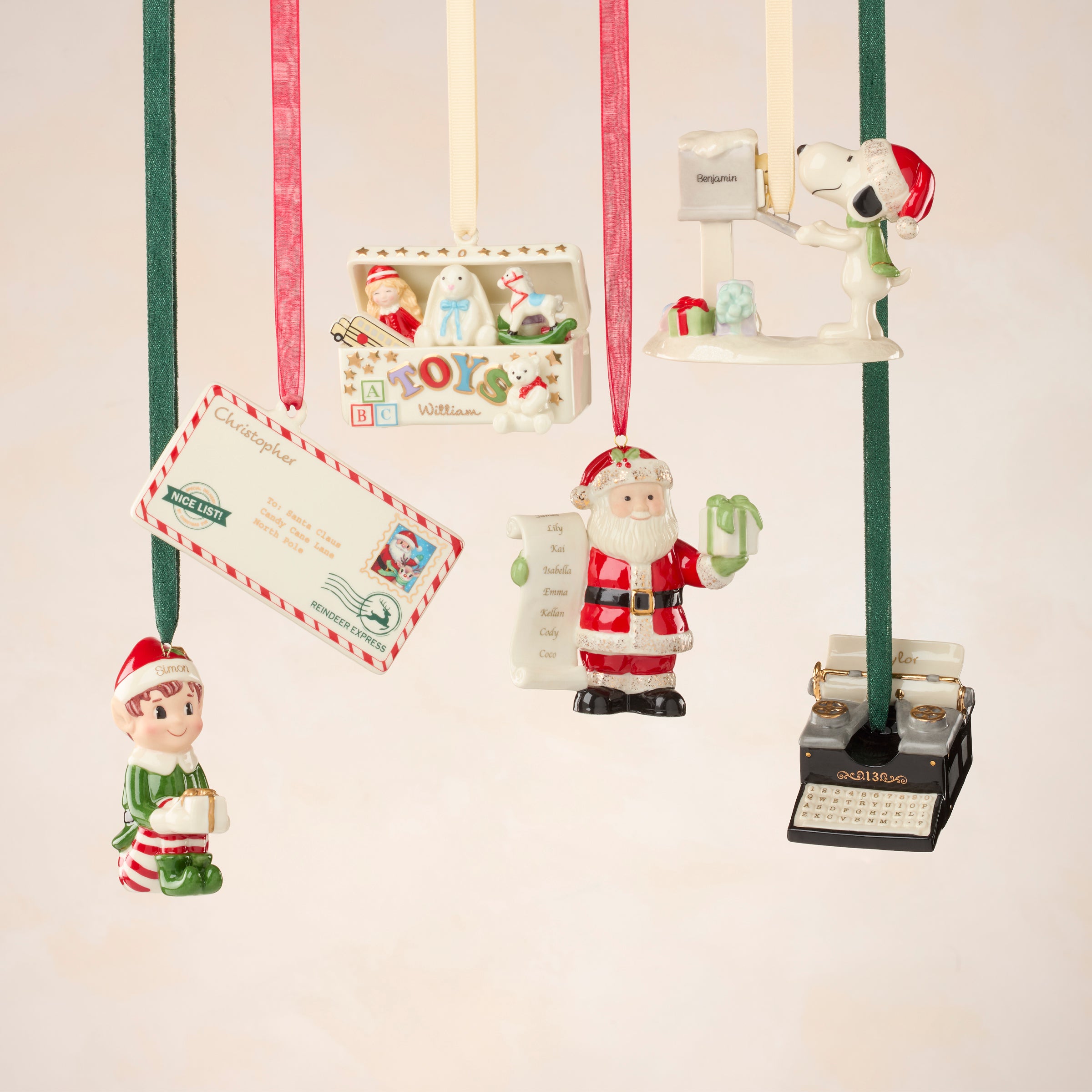 Personalized Typewriter Ornament - Image 4