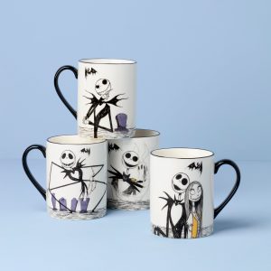 Alternative view of Nightmare Before Christmas Mugs. Set of 4