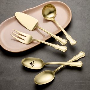 Alternative view of James Street Satin Champagne 5 Piece Hostess Set