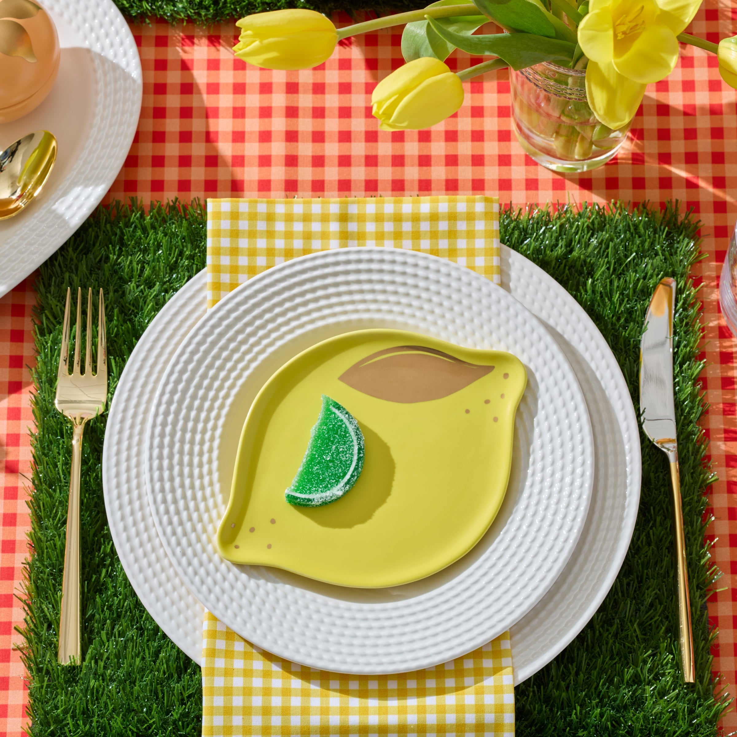 Tutti Fruity Tidbit Plates. Set of 4 - Image 4