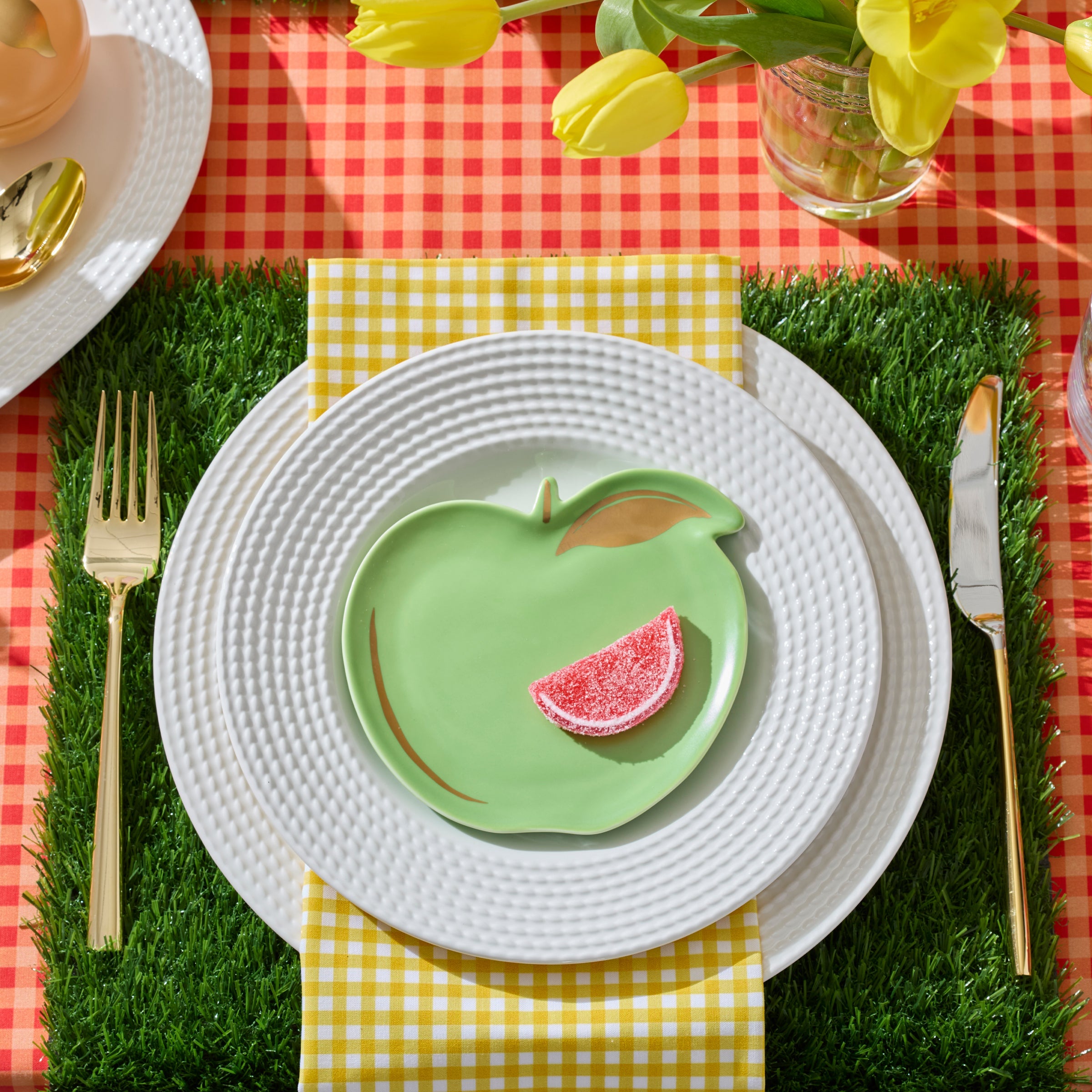 Tutti Fruity Tidbit Plates. Set of 4 - Image 5