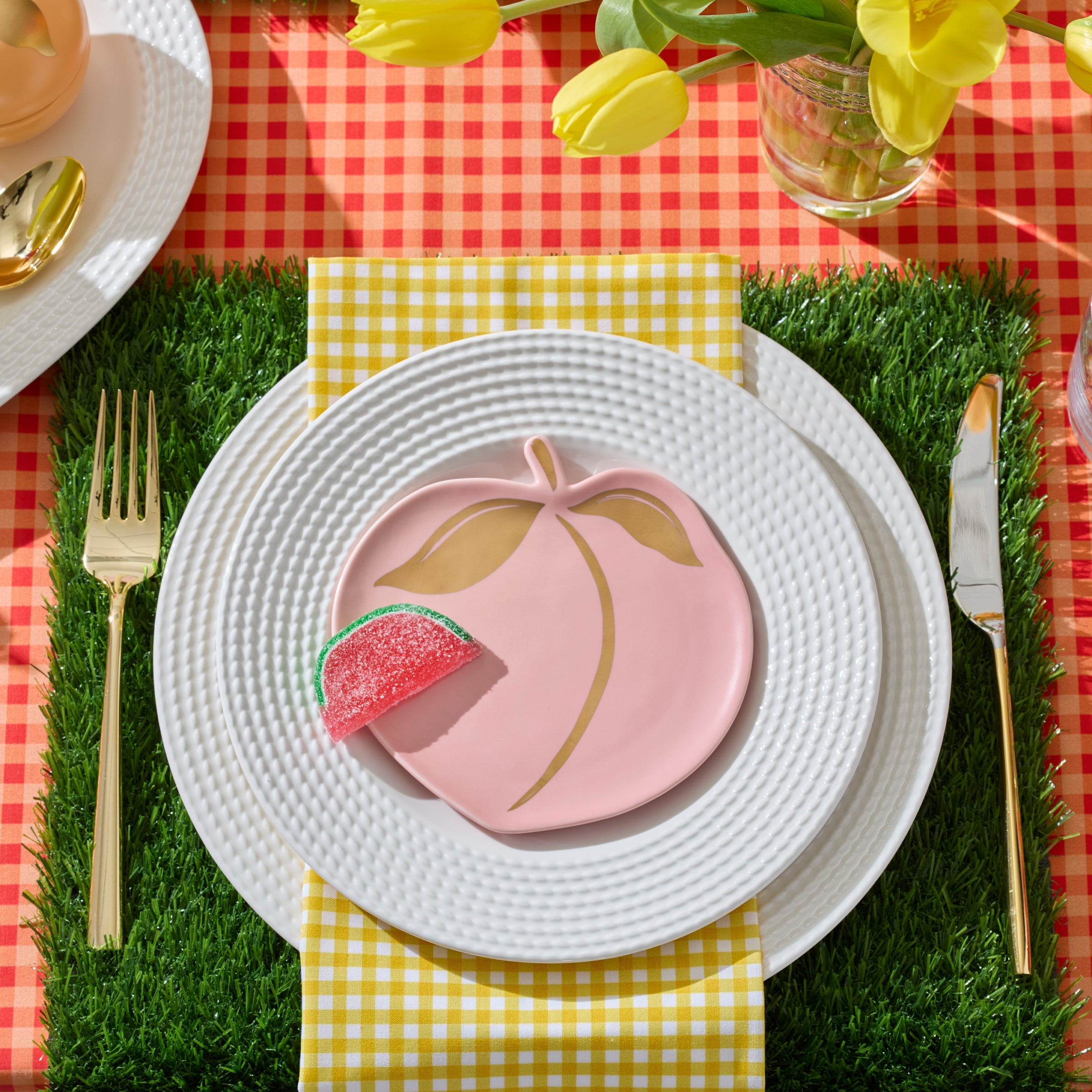 Tutti Fruity Tidbit Plates. Set of 4 - Image 6