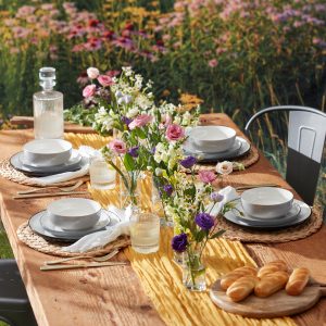 Alternative view of 24 Seven Colors Pumice 12-Piece Dinnerware Set
