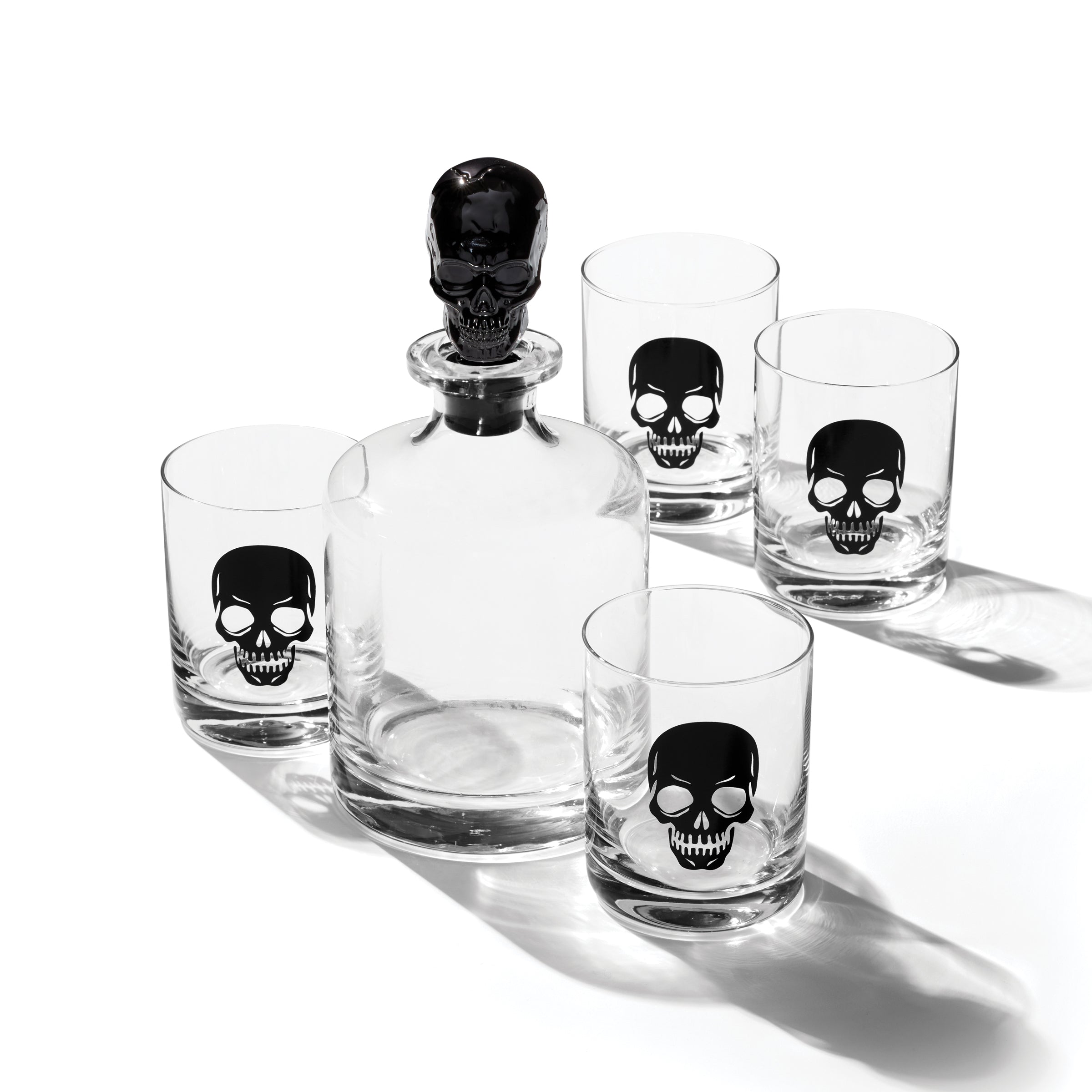 Vintro Halloween Skeleton 5-Piece Whiskey Set - Image 2