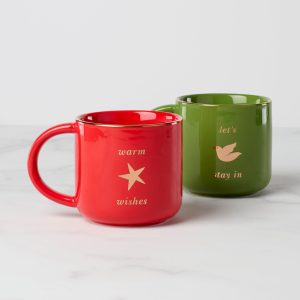 Alternative view of Be Jolly Warm Wishes Mugs. Set of 2