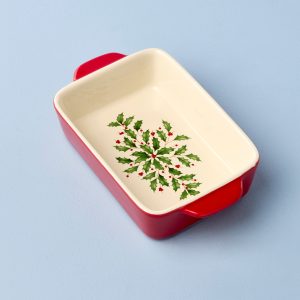 Alternative view of Holiday Rectangular Mini Baking Dish