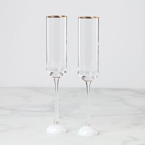 Happily Ever After Toasting Flutes. Set of 2