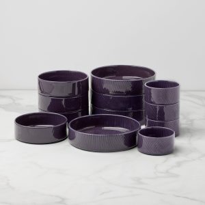Alternative view of Modulus Nightshade 12-Piece Bowl Set