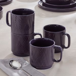 Alternative view of Modulus Nightshade Mugs. Set of 4
