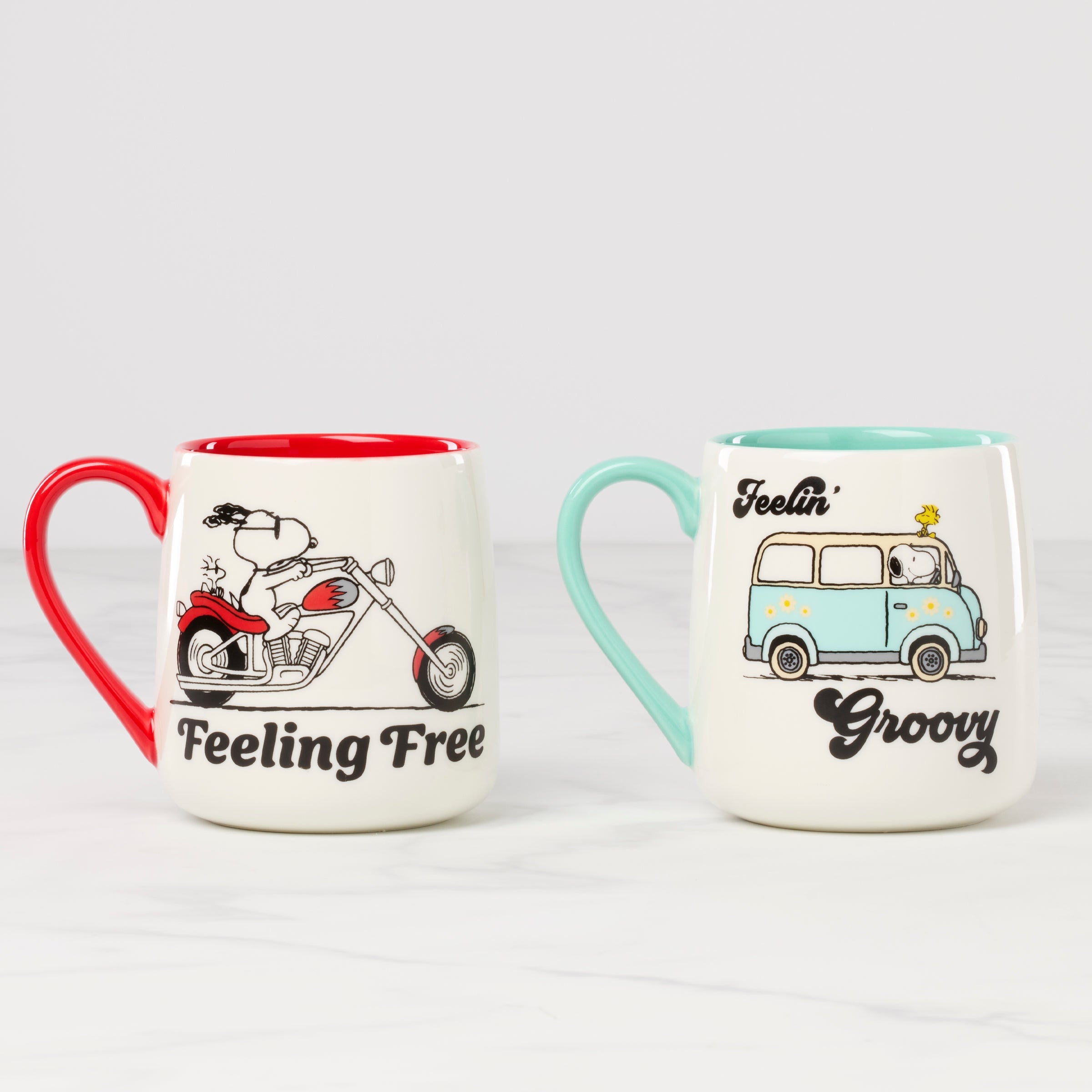 Peanuts Mugs Groovy-Feeling Free. Set of 2 - Image 2