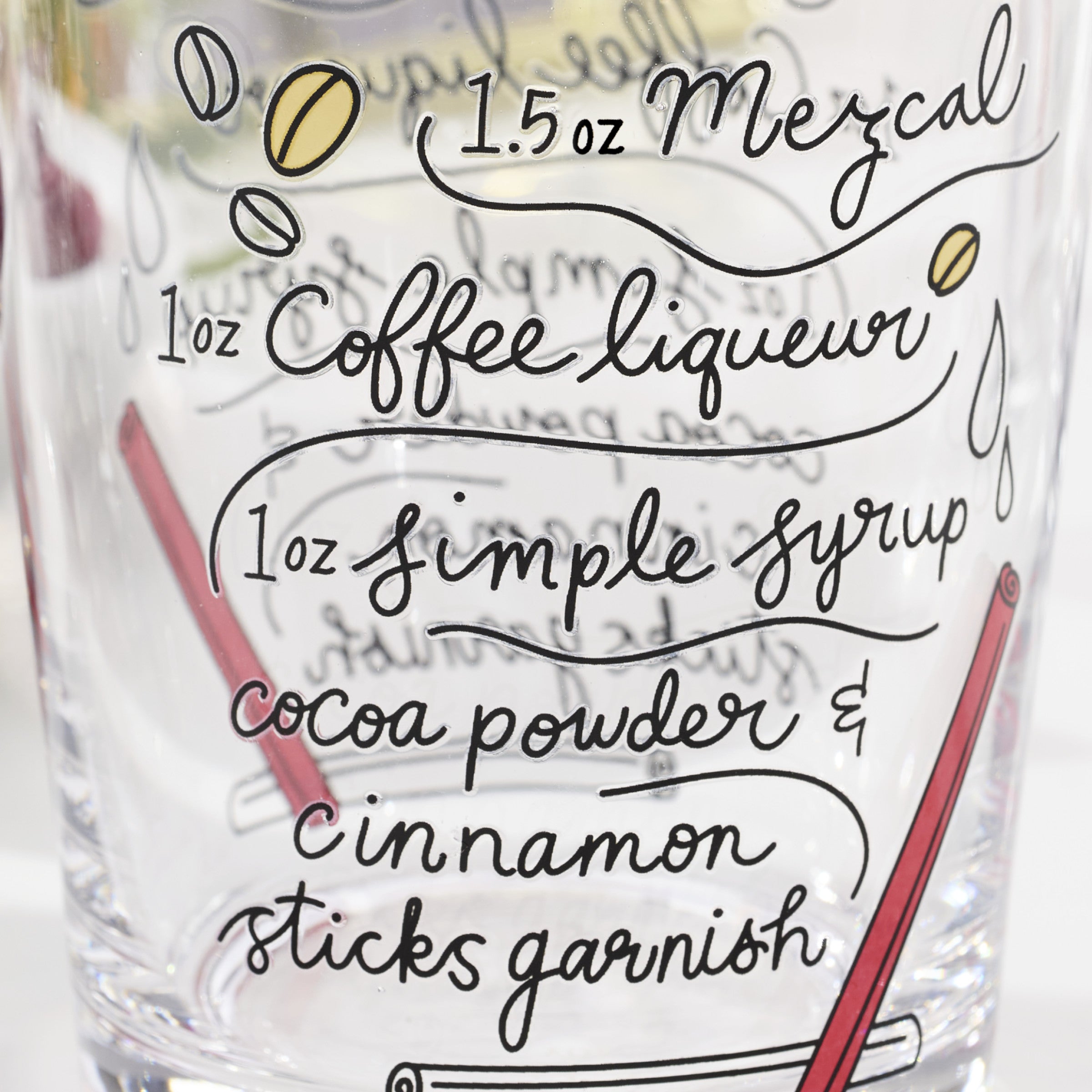 Make Merry Double Old-Fashioned Glasses. Set of 4 - Image 3