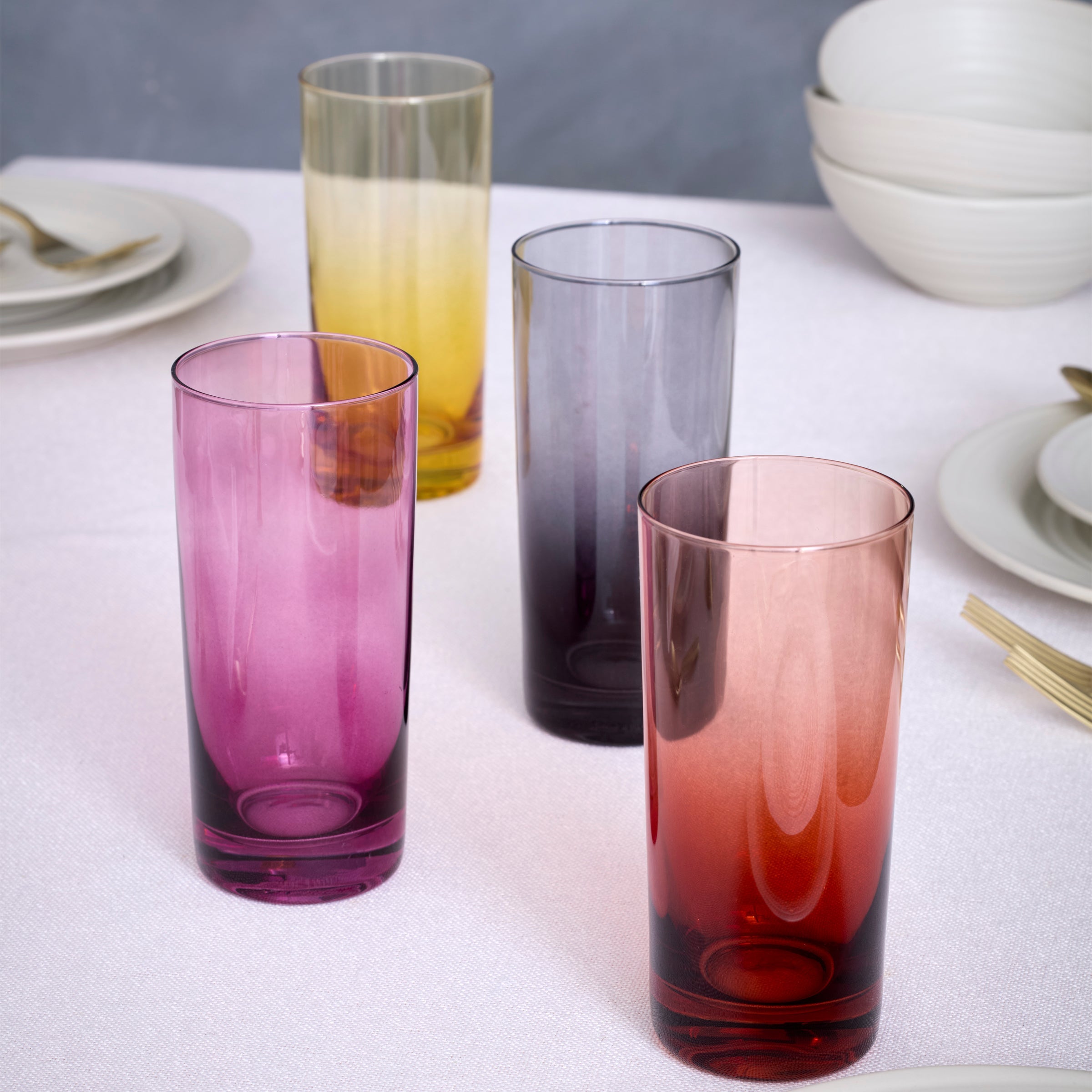 Golden Hour Highball Glasses. Set of 4 - Image 3