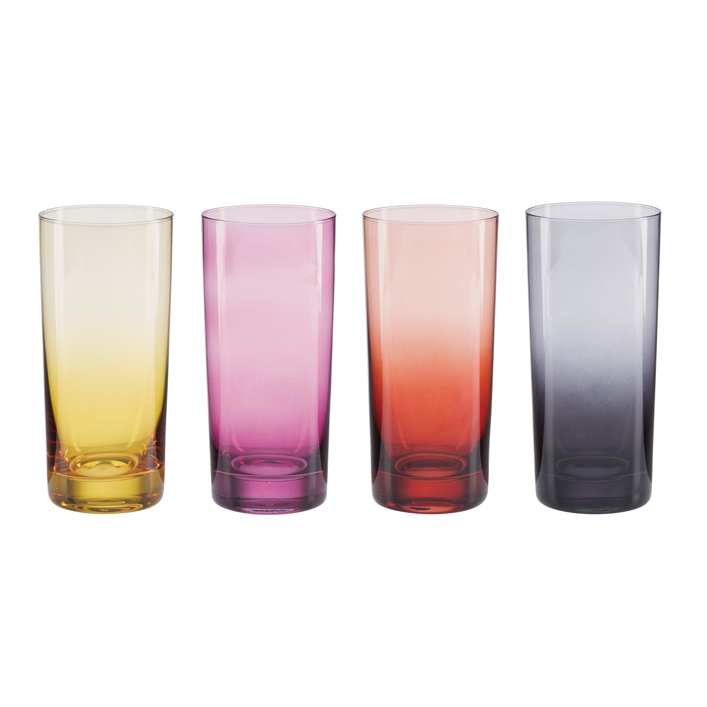 Golden Hour Highball Glasses. Set of 4