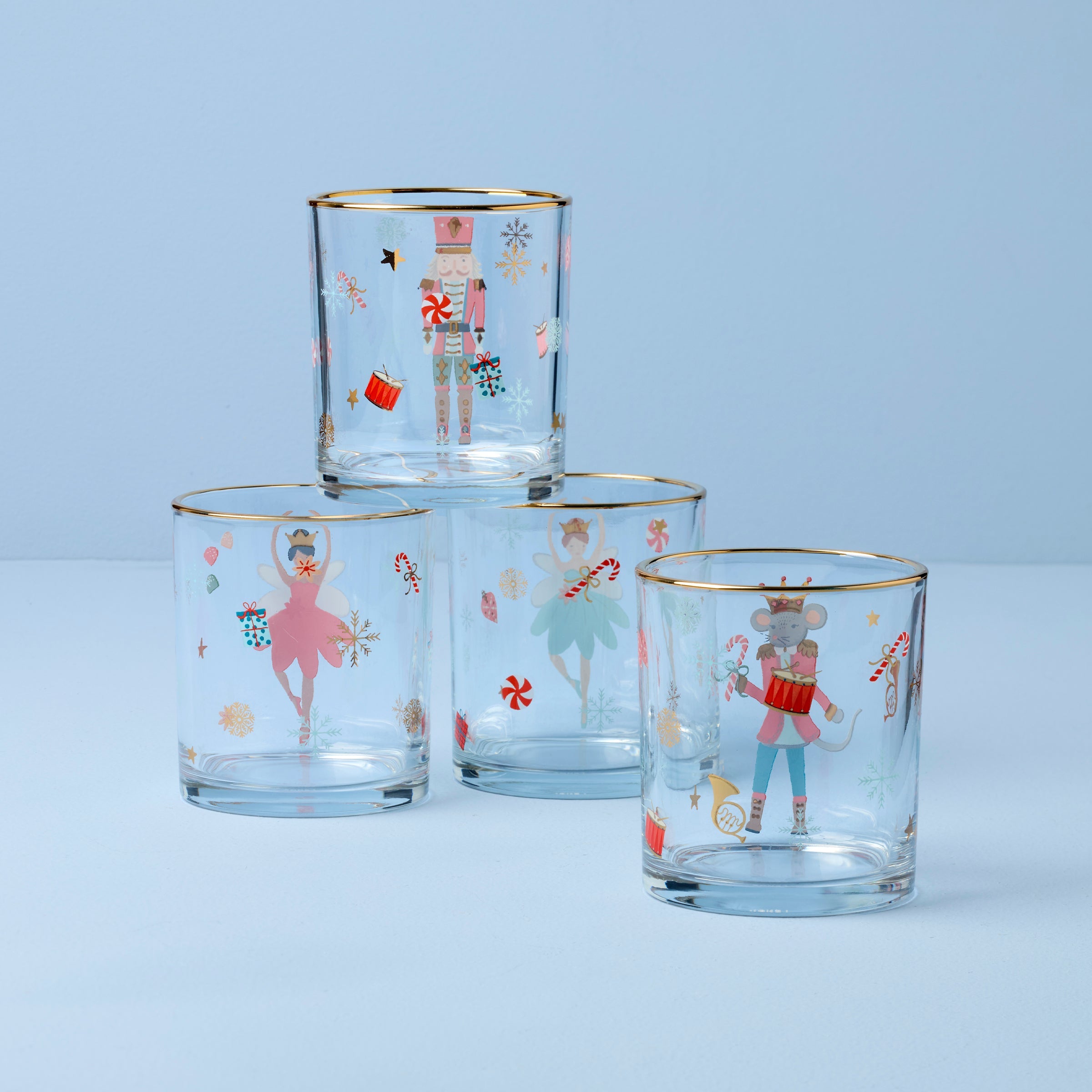 Nutcracker Ballet Double Old Fashioned Glasses. Set Of 4 - Image 2
