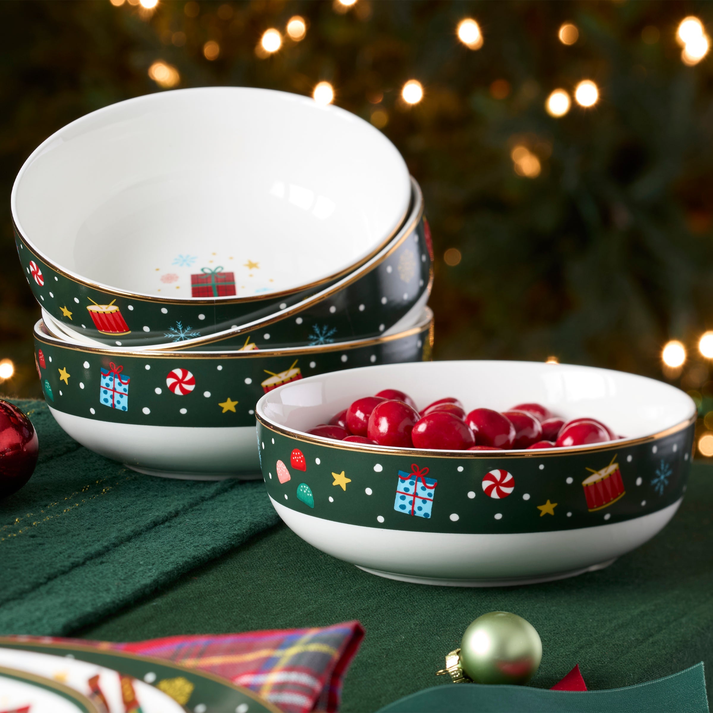 Nutcracker Ballet All Purpose Bowls. Set of 4 - Image 2