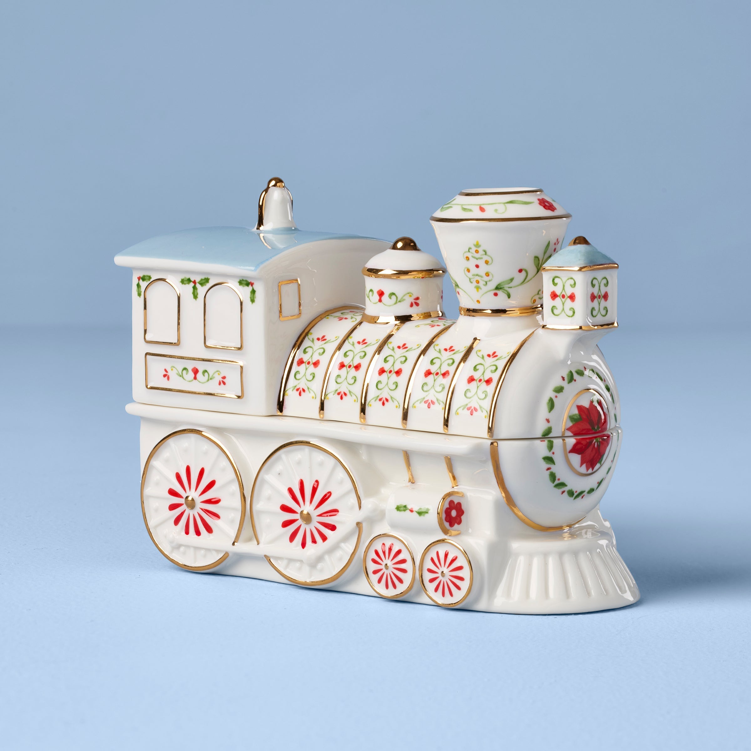 Lenox Holiday Village Christmas Train Server - Image 2