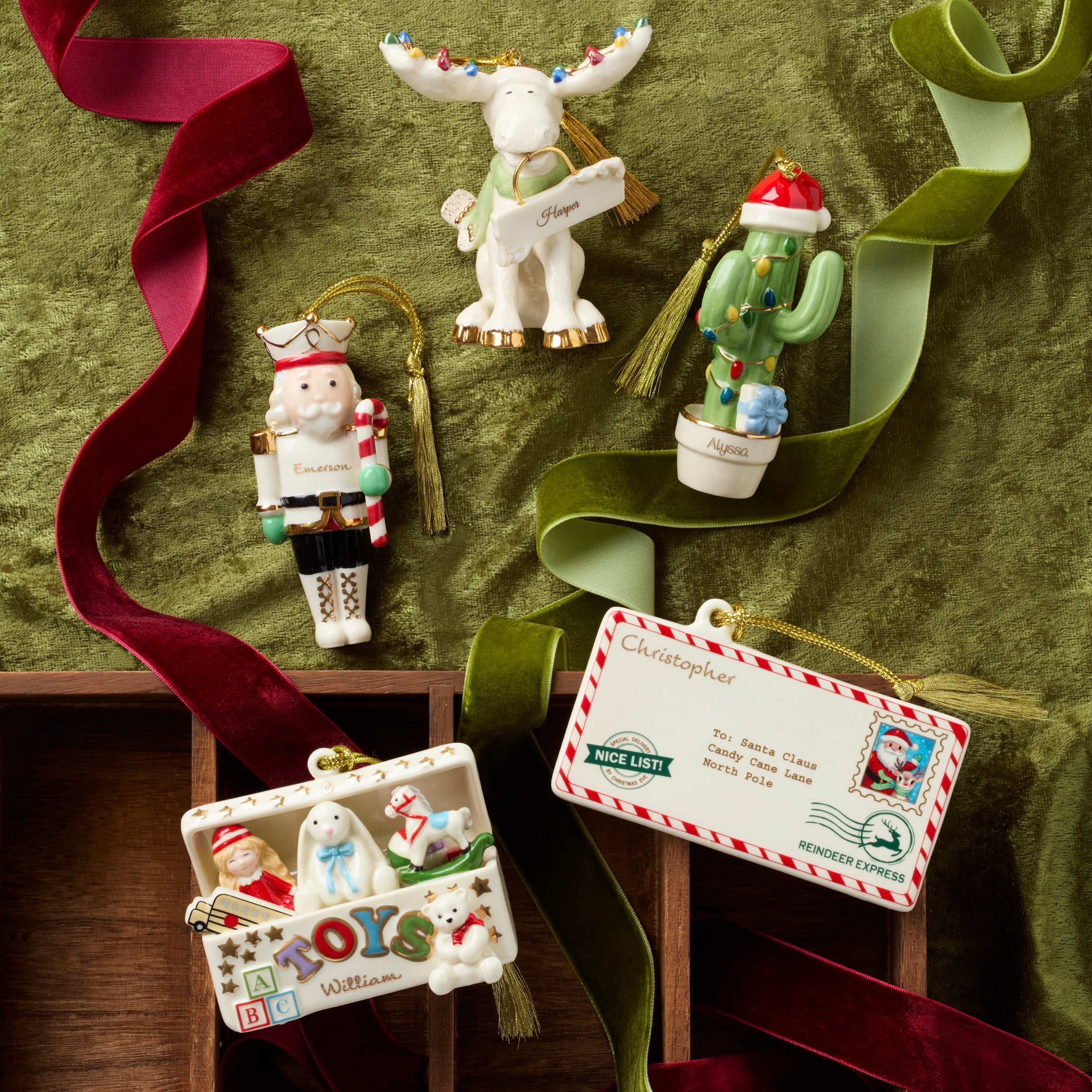 Personalized Christmas Cactus Ornament - Image 5