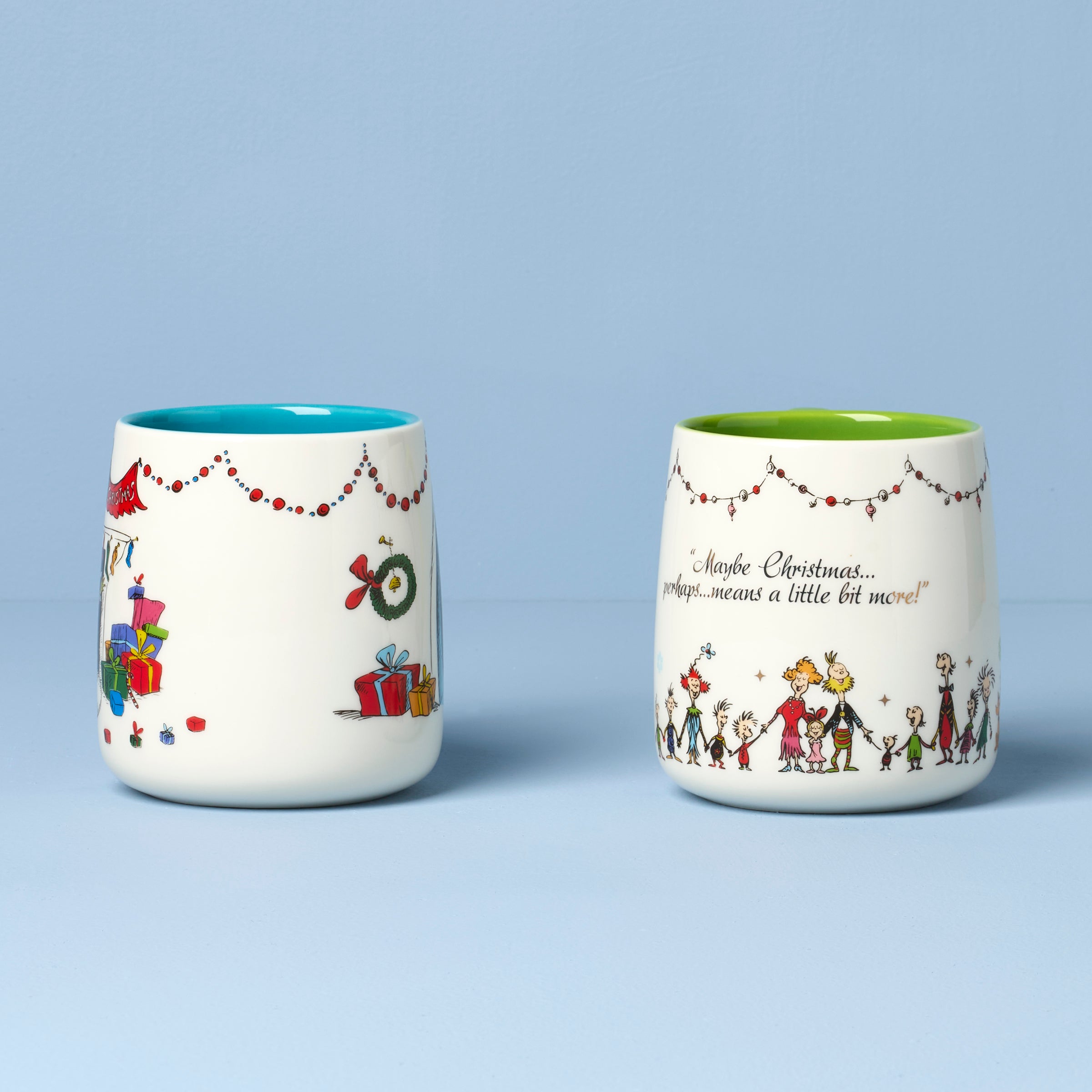 Who-Ville Grinch-Fireplace Mugs. Set of 2 - Image 2