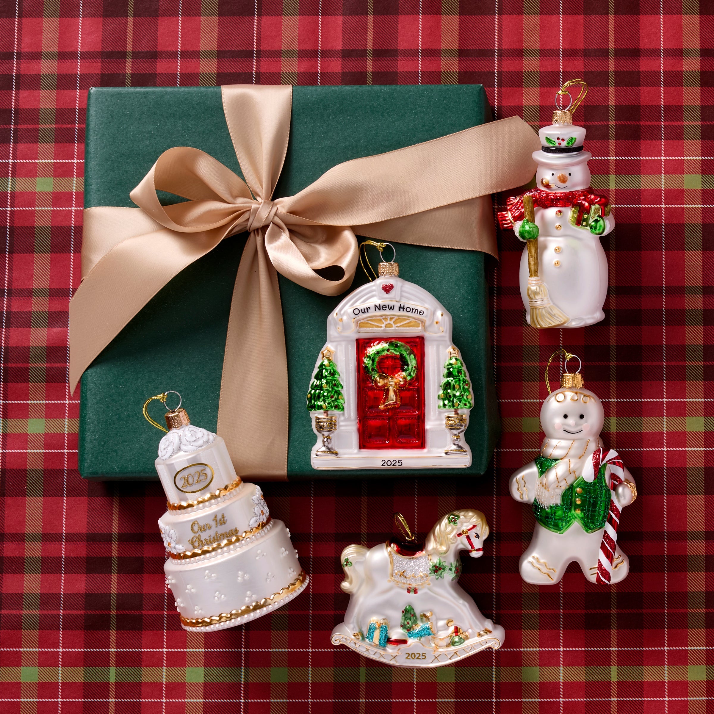 Blown Glass Gingerbread Ornament - Image 5