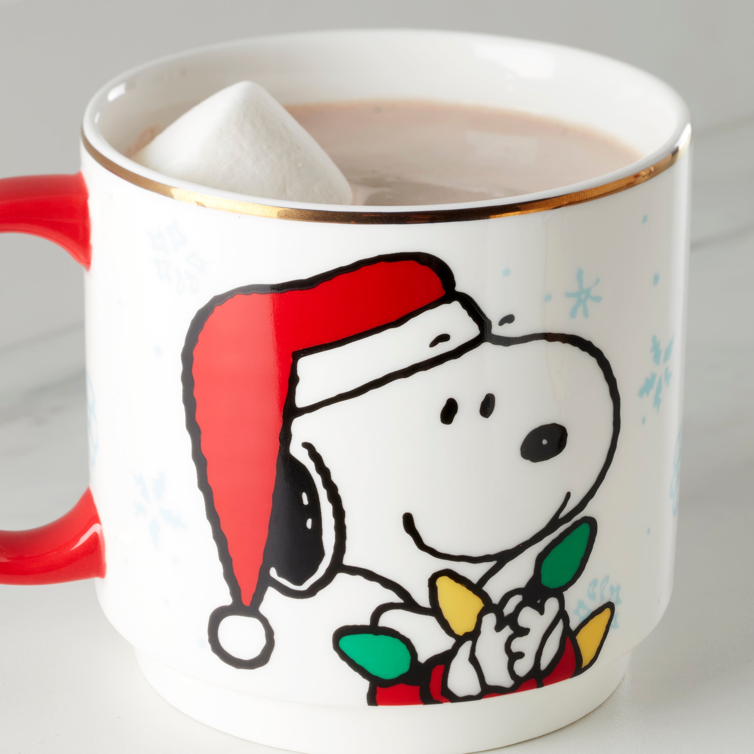 Snoopy Christmas Stacking Mugs. Set of 4 - Image 4