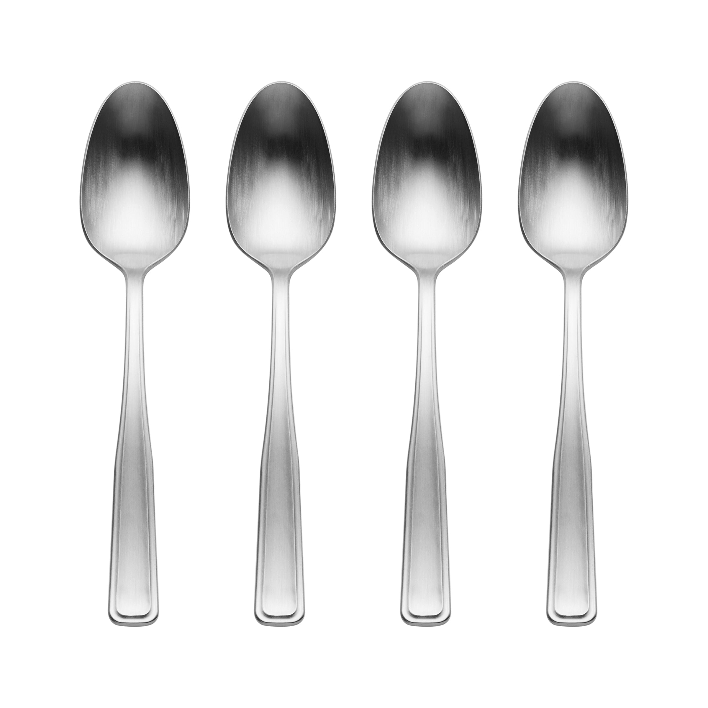 Reid Satin Dinner Spoons. Set of 4 - Image 3