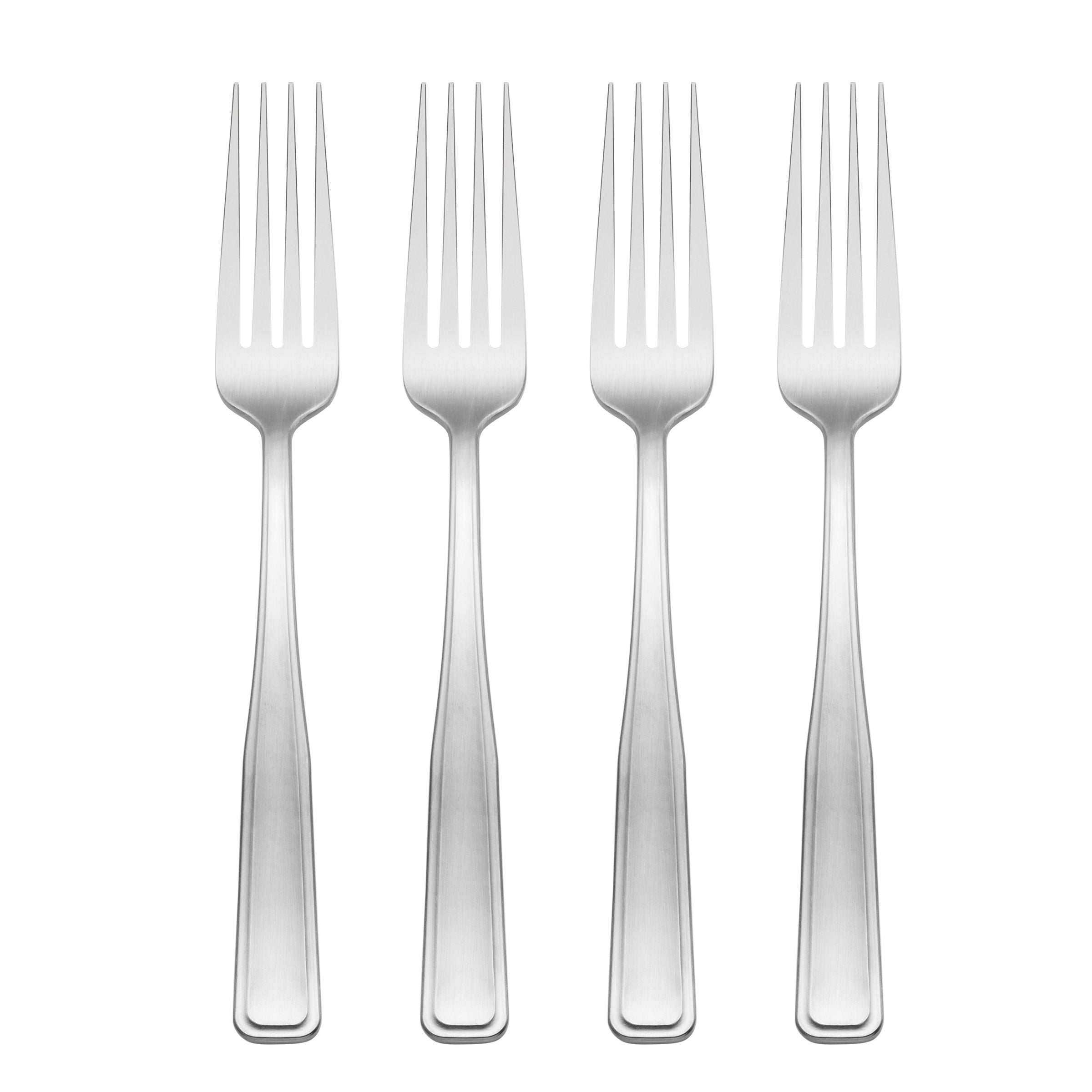 Reid Satin Dinner Forks. Set of 4 - Image 3