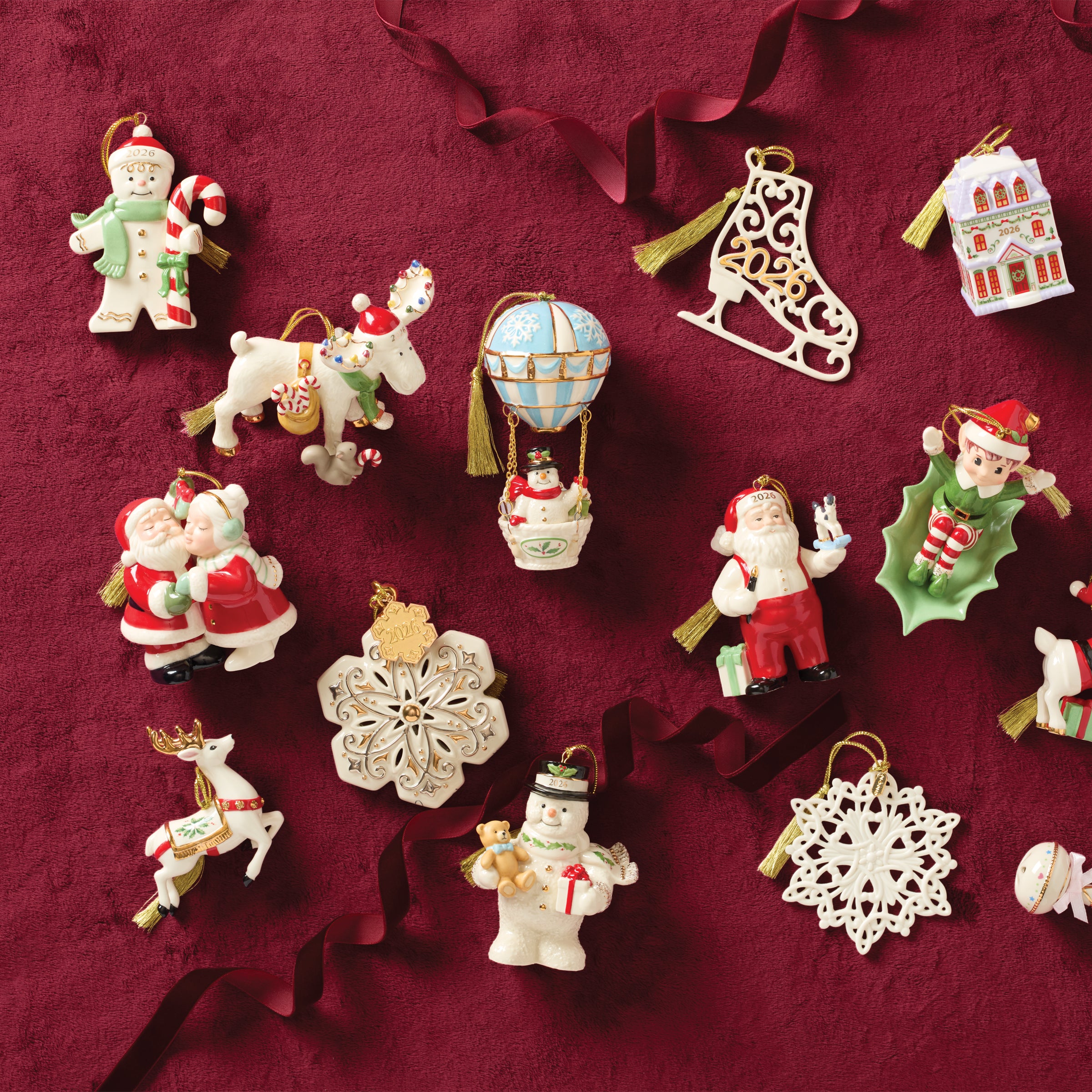 2026 Gingerbread with Candy Cane Ornament - Image 5