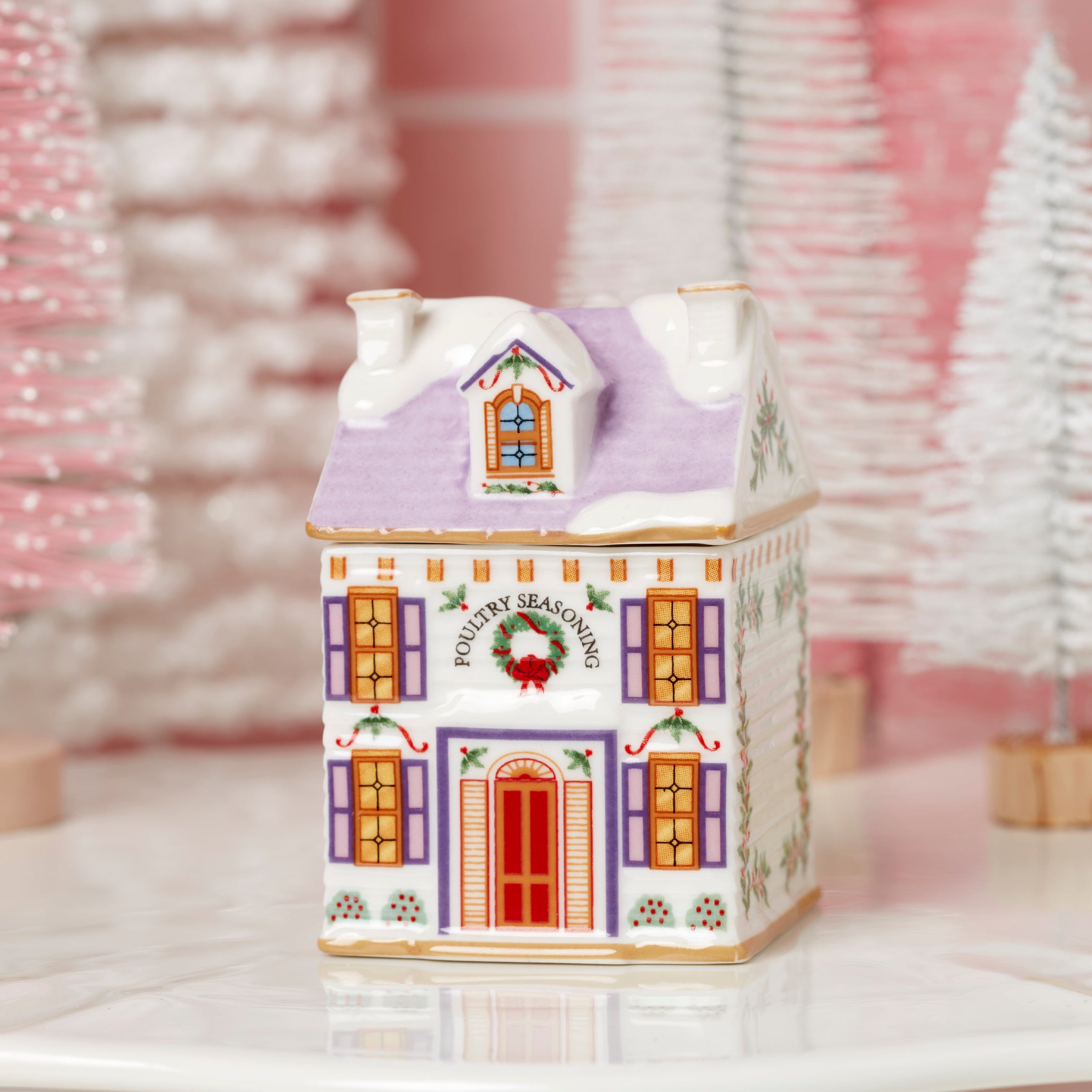 Lenox Spice Village 6-Piece Christmas Spice Jar Set - Image 8