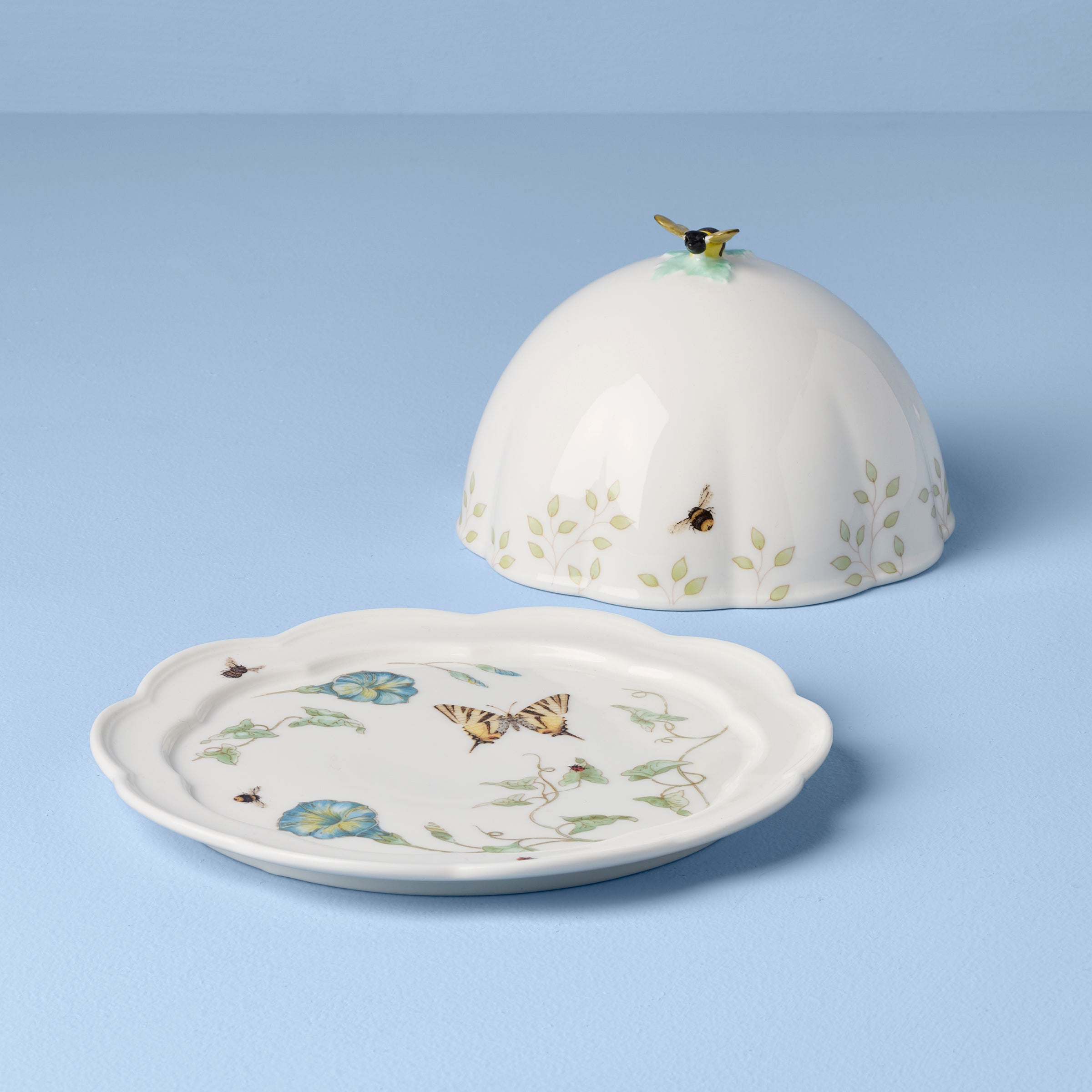 Butterfly Meadow Covered Butter Dish - Image 2