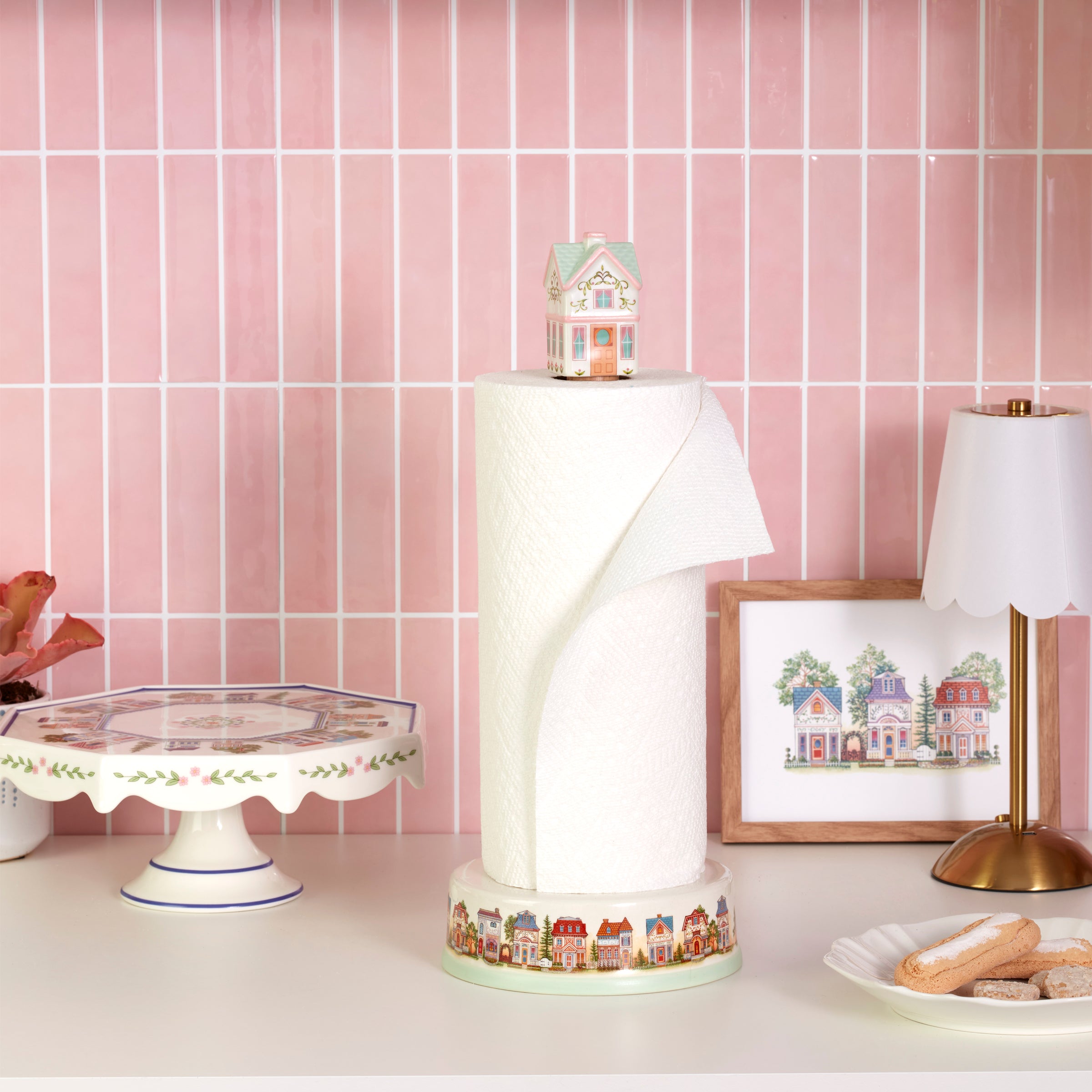 Lenox Spice Village Paper Towel Holder - Image 4