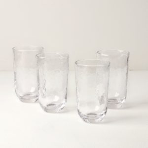 Alternative view of Homespun Clear Tall Tumbler S/4