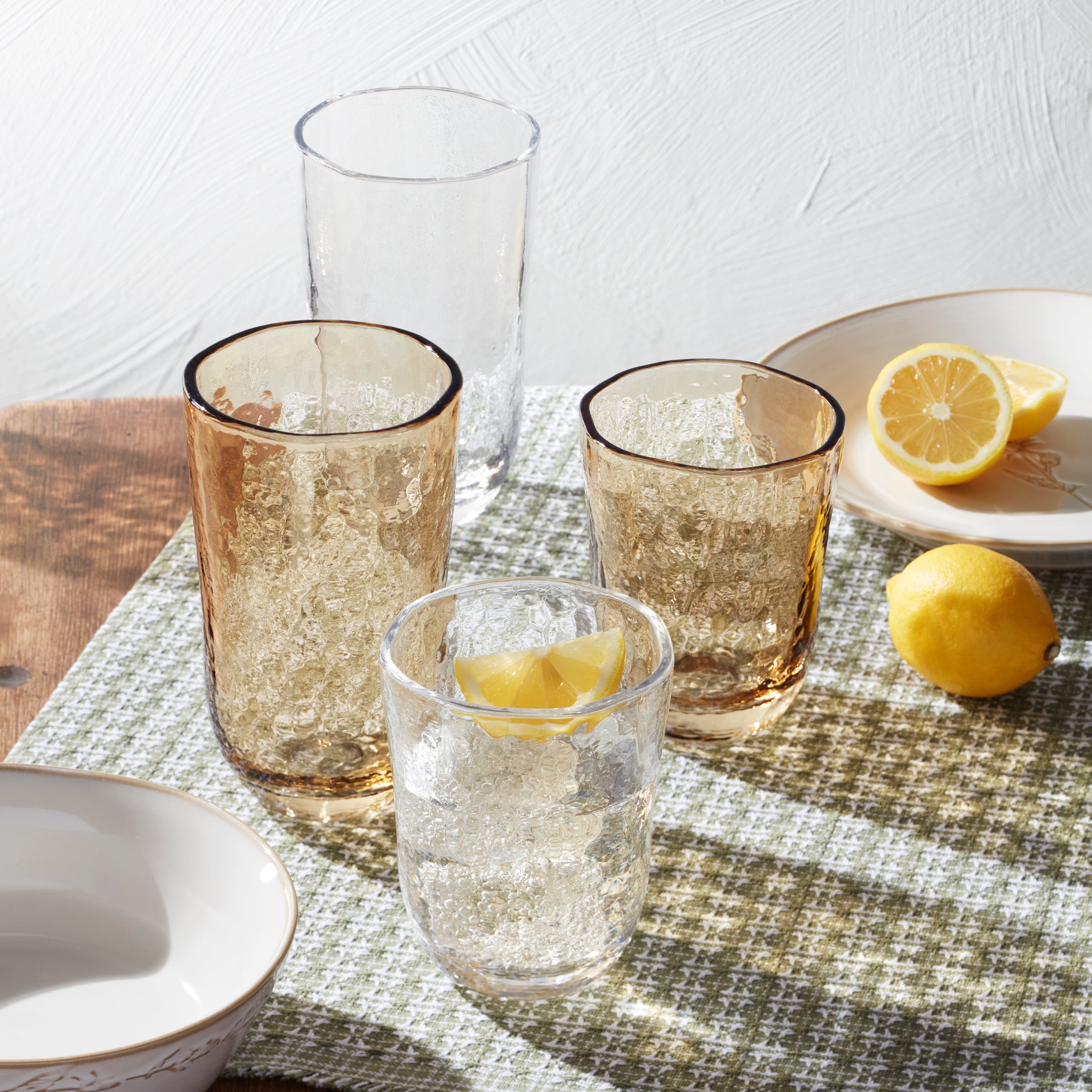Homespun Amber Tall Tumbler - Set Of 4 - Image 9