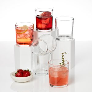 Alternative view of 24 Seven Clear Medium Tumblers. Set of 6
