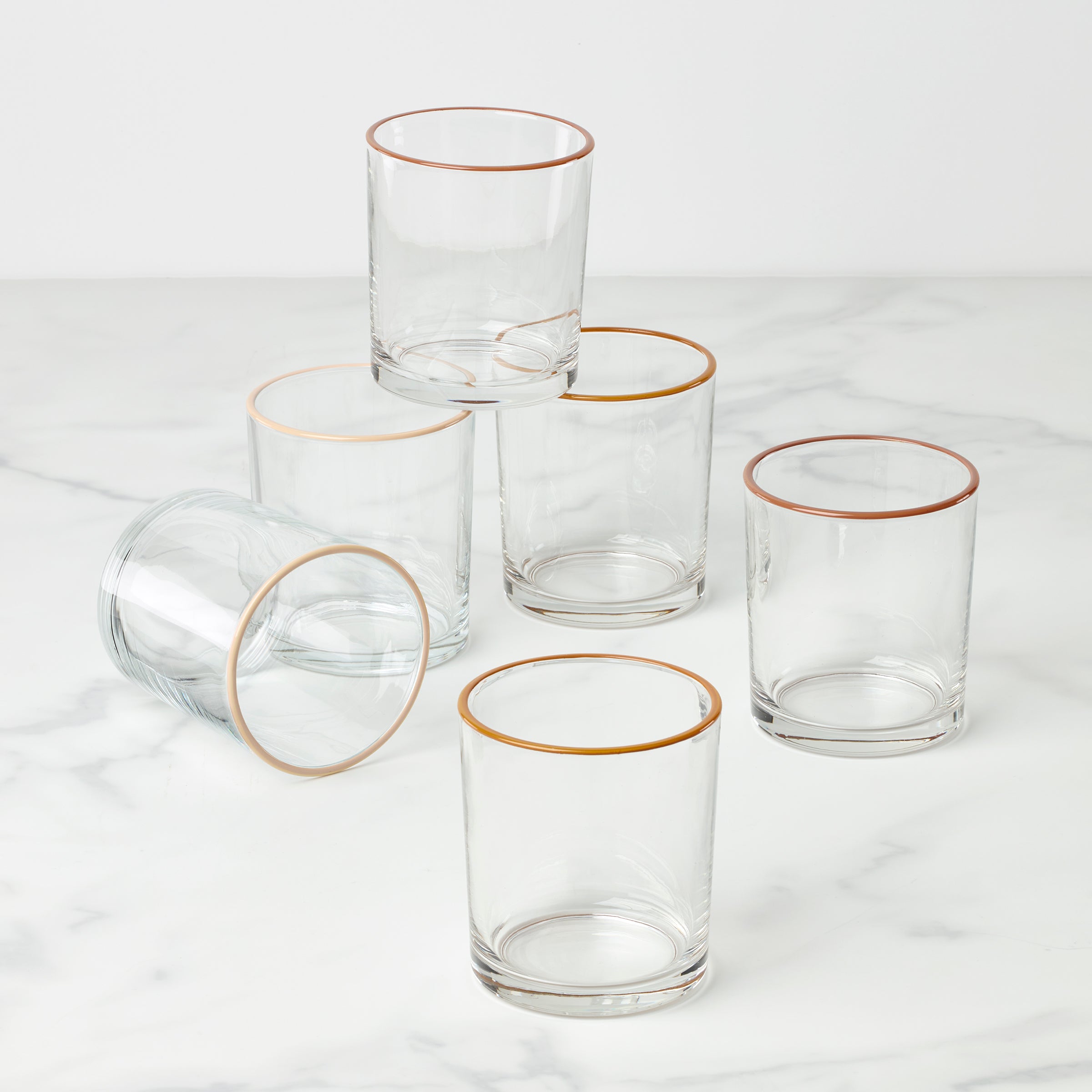 24 Seven Sunbaked Medium Tumblers. Set of 6