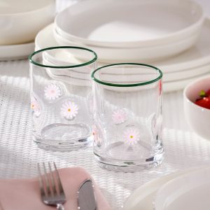 Alternative view of 24 Seven Flower Tumbler. Set of 2