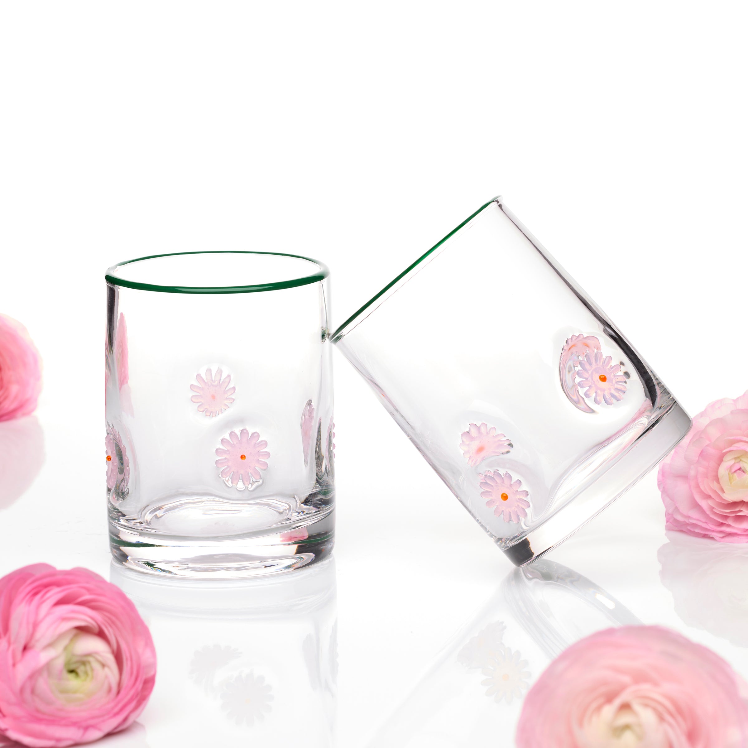 24 Seven Flower Tumbler. Set of 2 - Image 3