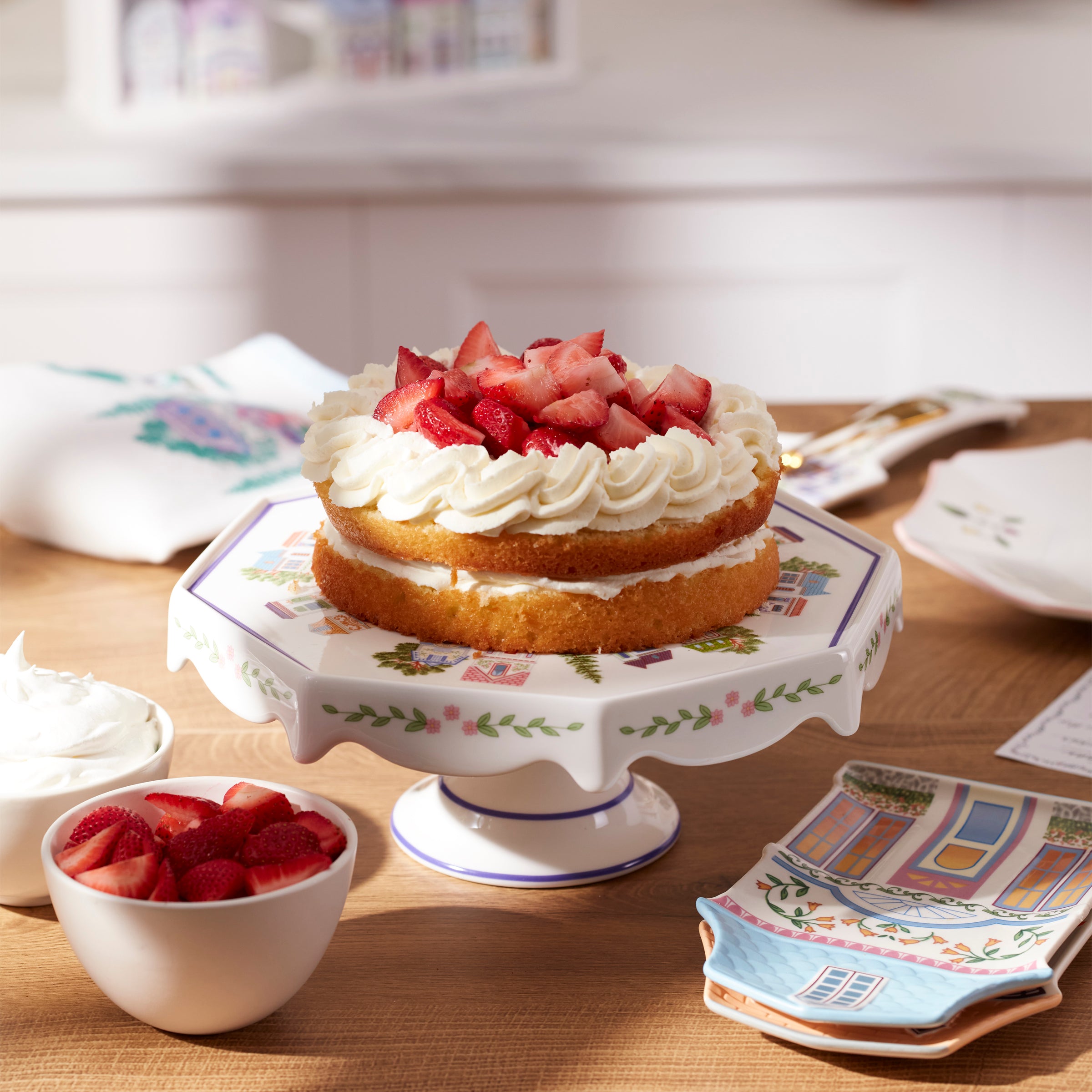 Lenox Spice Village Cake Plate - Image 4