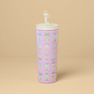 Lenox Spice Village 24oz Tumbler with Straw & Topper