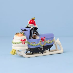 Alternative view of Jack Skellington Sledding Ornament